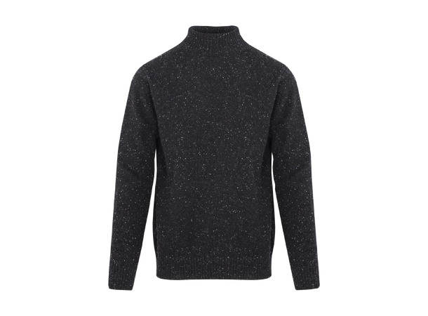 Adil Turtle Black neps XL Neps t-neck sweater 