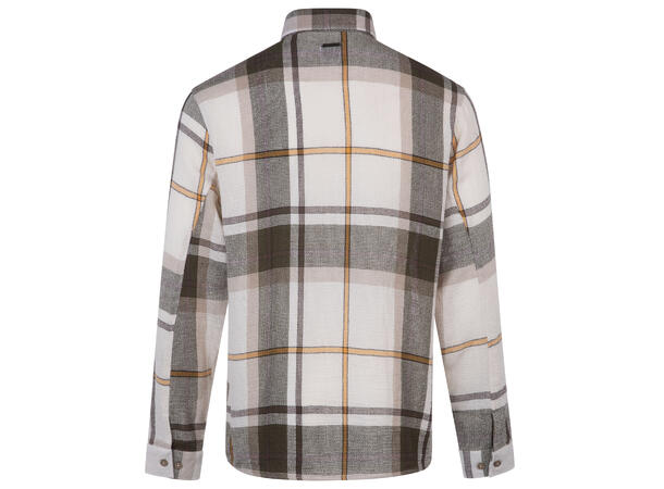 Brenton Shirt Olive check M Structure check overshirt 