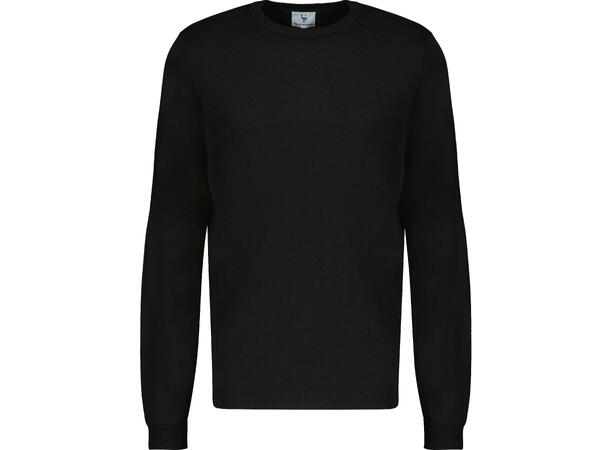 Marc Sweater Black M Merino blend r-neck 