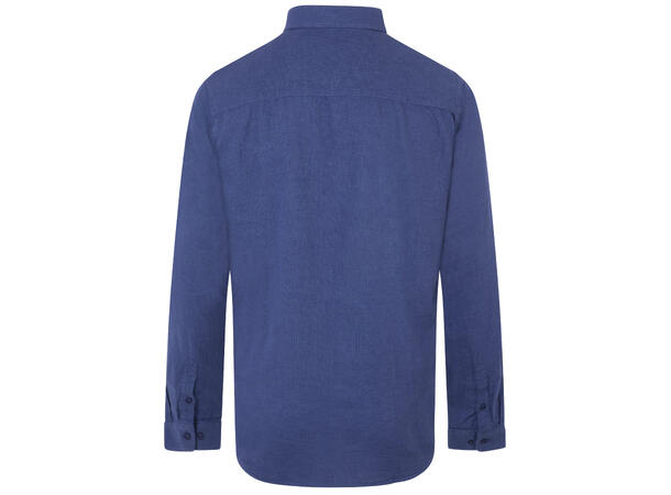 Thad Shirt True Navy XL Linen cotton LS shirt 