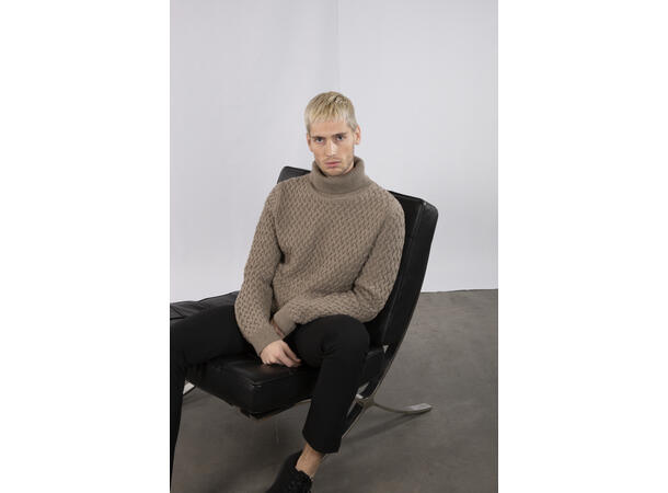 Torstein Sweater Pigeon XXL Basket knit turtle 