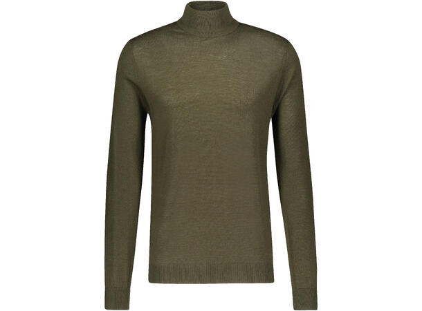 Valon Sweater Olive M Basic merino sweater 