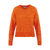 Liz Sweater Orange Flame XS Mohair cable sweater 