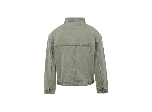 Julianne Jacket Washed Olive M Denim jacket 