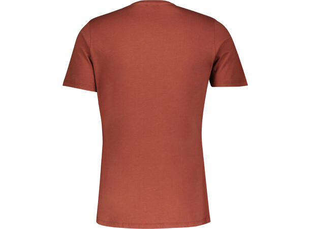 Niklas Basic Tee Rust M Basic cotton T-shirt 