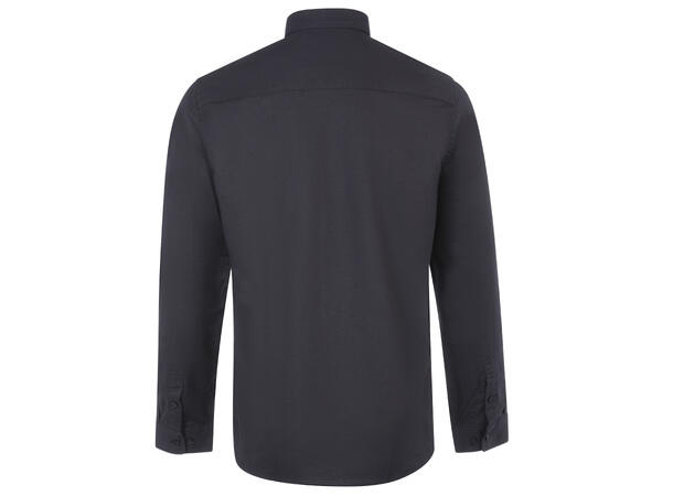 Thad Shirt Black M Linen cotton LS shirt 