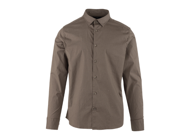 Brent Shirt Chocolate Chip M Poplin stretch shirt 