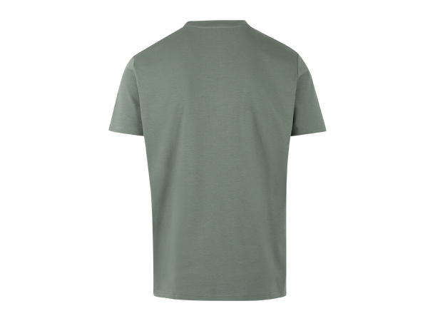 Bruno R-neck Tee dark forest M Organic cotton R-neck t-shirt 