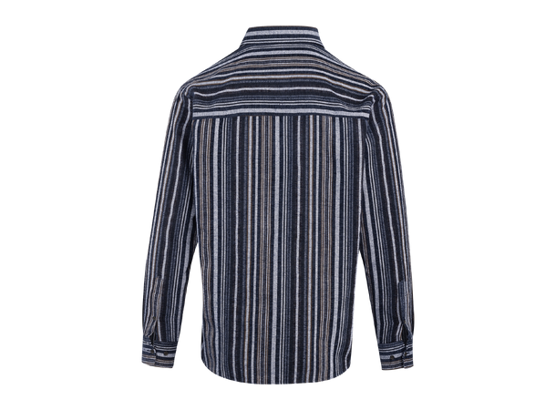 Cedrik Shirt Navy L Striped boxy shirt 
