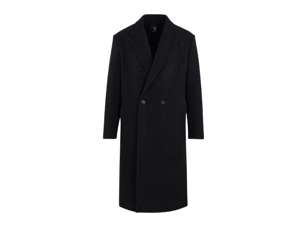 Ernest Coat Black XXL Wool Coat 