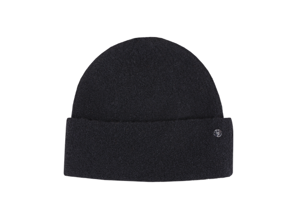 Hope Beanie Black One Size Teddy knit wool beanie 