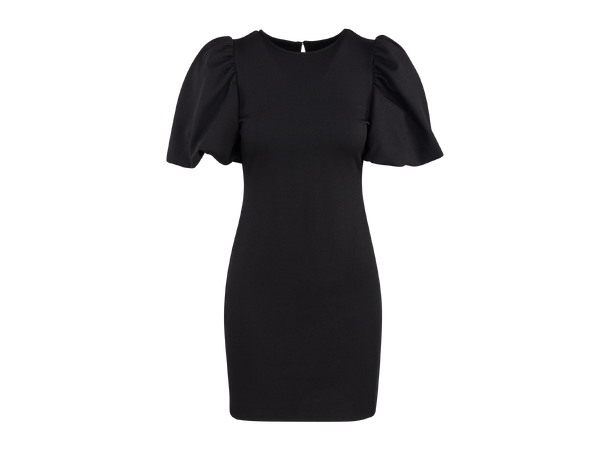 Keiyaa Dress Black M Dress with puffed sleeves 