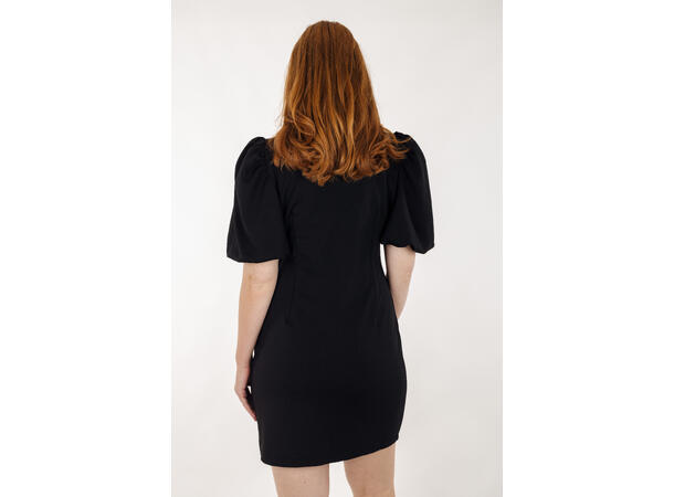 Keiyaa Dress Black M Dress with puffed sleeves 