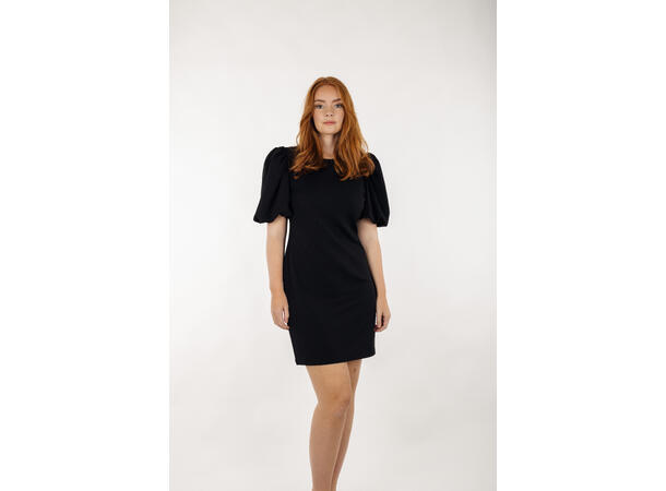 Keiyaa Dress Black M Dress with puffed sleeves 