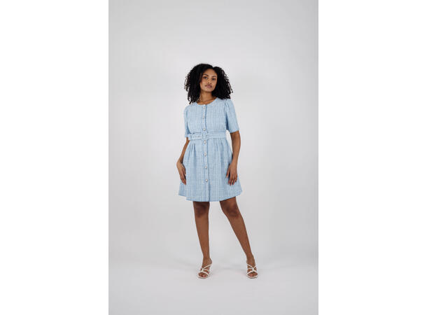 Marli Dress Light blue XL Boucle dress 