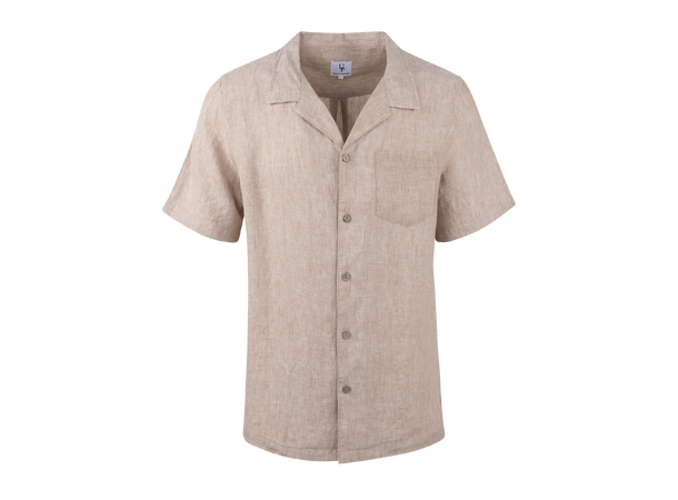 Massimo Shirt Sand L Camp collar SS shirt 