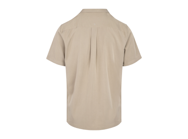 Mendes Shirt Dark Sand S Lyocell stretch SS shirt 