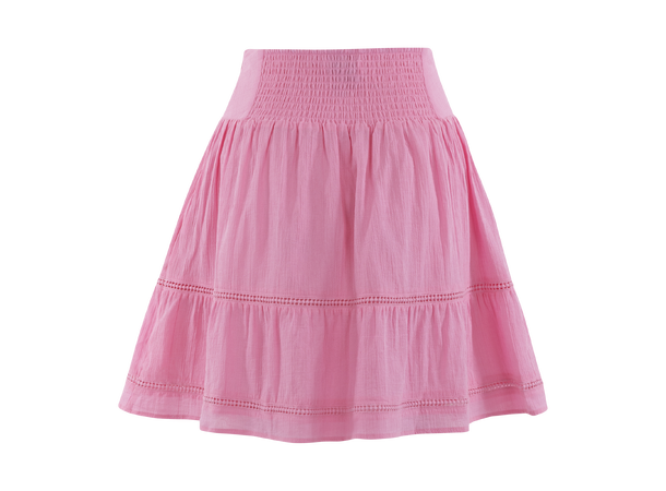 Mikela Skirt Sachet Pink M Crinkle cotton mini skirt 