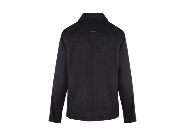 Miki Overshirt Black S Wool overshirt 