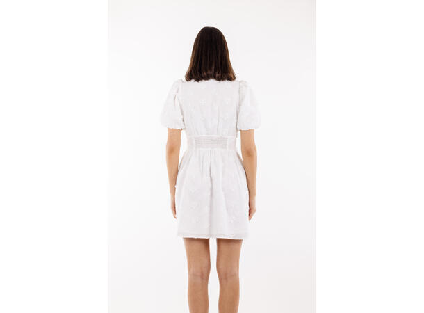 Zoey Dress White XL 3D embroidery flower dress 