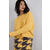 Leslie Sweater Yolk Yellow XS Crew neck alpaca sweater 