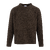 Perot Sweater Chocolate XXL Teddy knit mock neck 