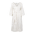 Scarlet Dress Cream S Midi linen dress w/belt 