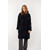 Eira Coat black M Technical trench with removable hood 