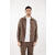 Cassedy Overshirt Brown S Dressy zip shirt 