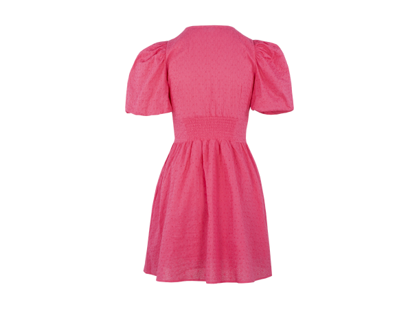 Albertine Dress Fandango Pink S Short dress broderie anglaise 