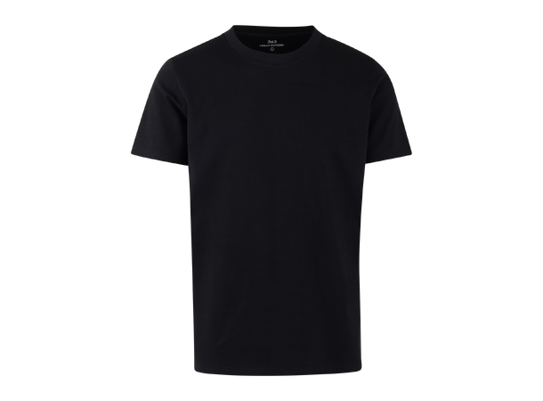 Bruno R-neck Tee black L Organic cotton R-neck t-shirt 
