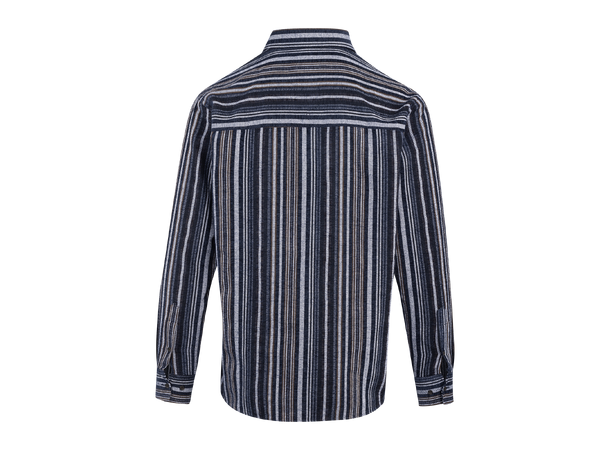 Cedrik Shirt Navy XL Striped boxy shirt 