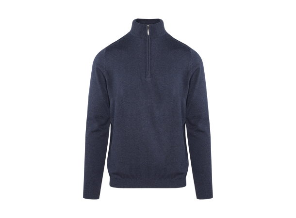 Espen Half-zip Navy XXL Bamboo sweater 