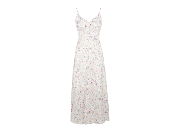 Estela Dress Blush Pink AOP M Viscose strappy dress 