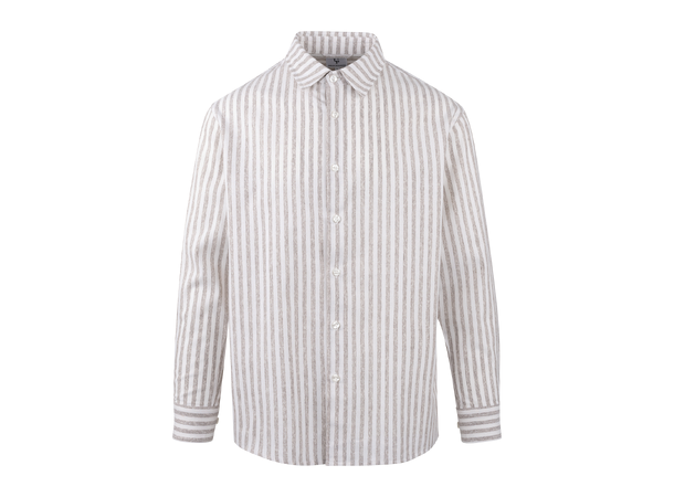 Gilmar Shirt Brown stripe XL Striped shirt 