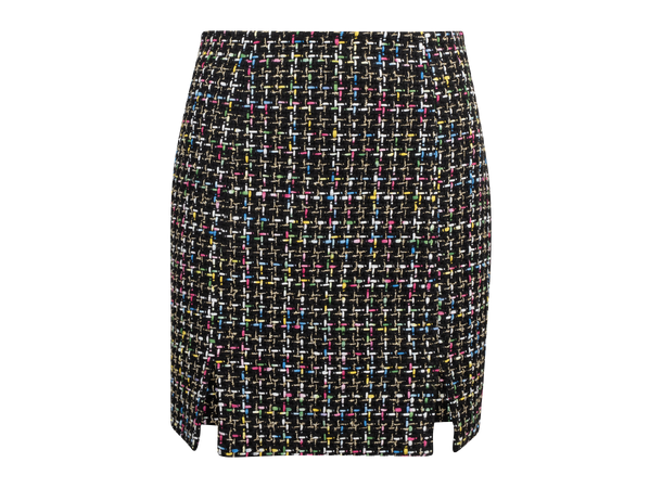 Lilo Skirt Black multi L Mini boucle skirt 