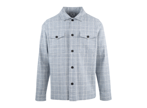 Mbappe Overshirt Blue check L Check cotton overshirt 