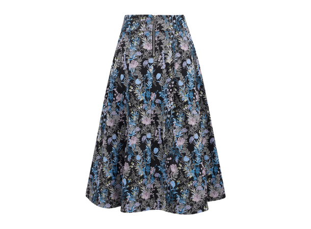 Merry Skirt AOP Night Bloom XS Pleated midi skirt 