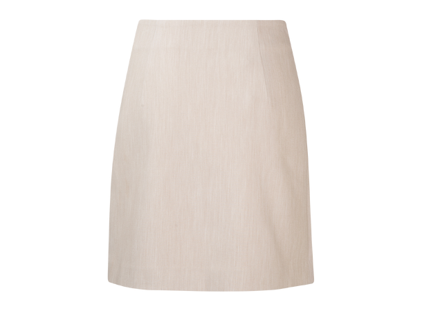 Polly Skirt Sand Melange S Mini skirt with stretch 