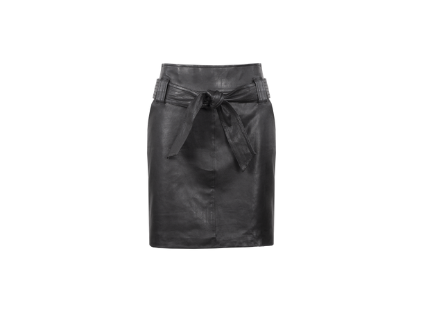 Ragna Skirt Black S Leather skirt 