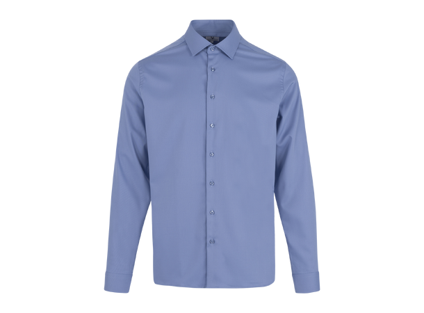 Tommaso Shirt Blue XL Stretch twill bamboo shirt 