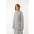 Vanya Sweater Grey Melange L Rib knit t-neck 