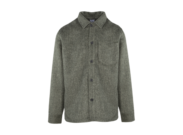 Aligo Overshirt Olive S Wool twill overshirt 
