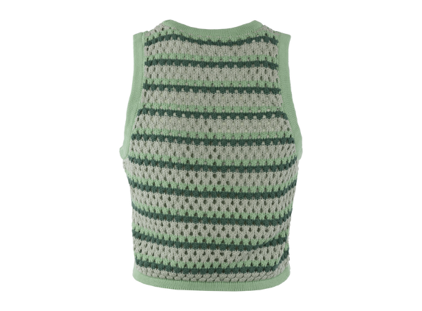 Astrid Top Green S Crochet tank top 