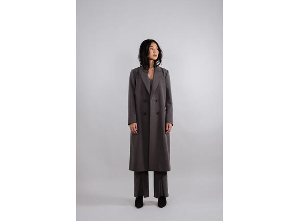 Devaki Coat Charcoal L Stretch blazer coat 