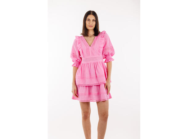 Felippa Dress Sachet Pink XL Short lace dress 