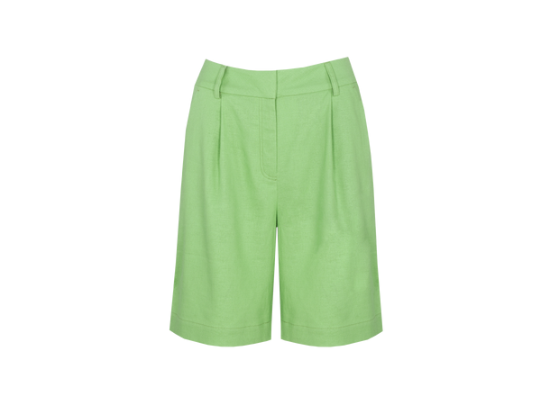 Freia Shorts Green M Linen city shorts 