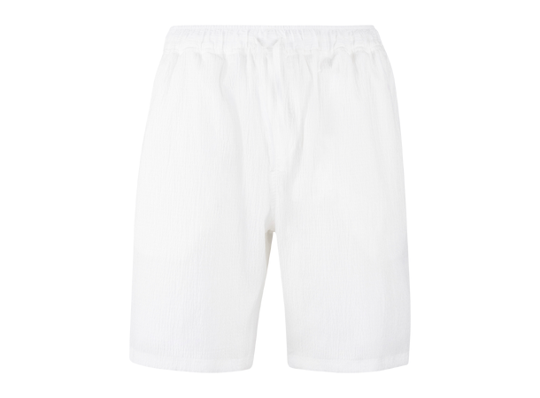 Gian Shorts White XXL Cotton crepe shorts 