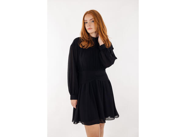 Holly Dress Black XS Chiffon dress 