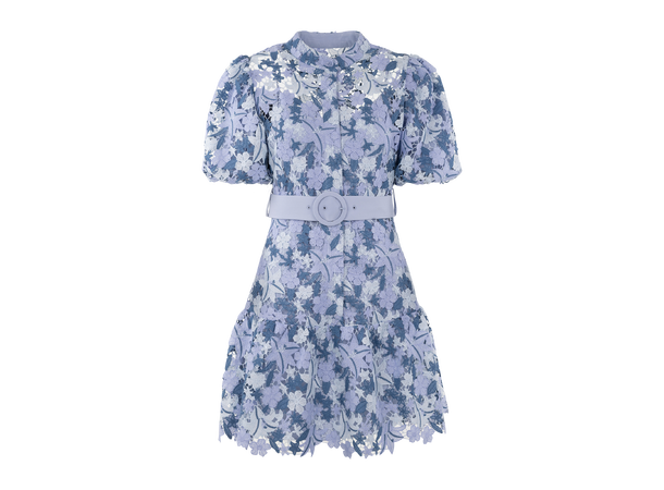 Isla Dress Blue XS Lace mini dress 